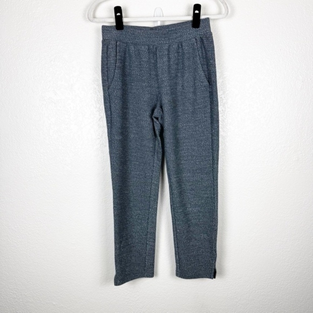 Marine Layer Gray Blue Marled Trousers Organic Cotton Modal Blend Size XS